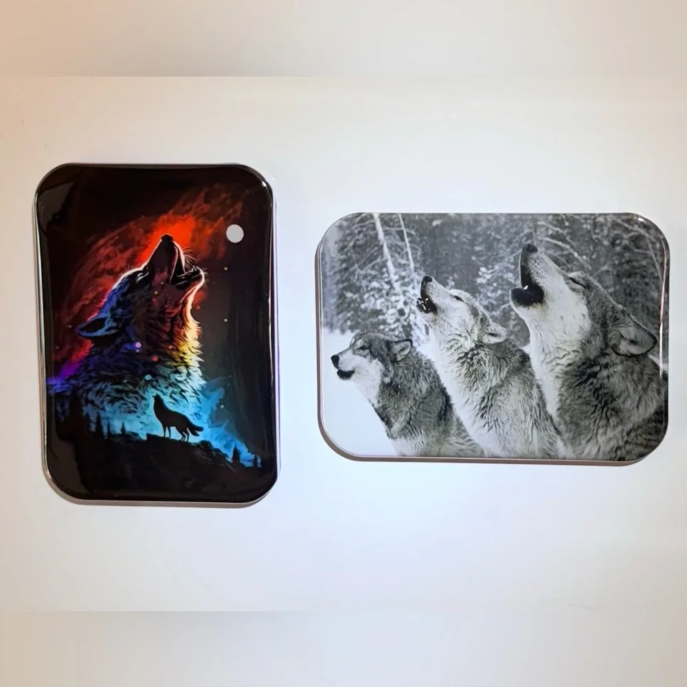 Wolf/Wolves Fridge/Locker Magnets - Picture 1 of 4